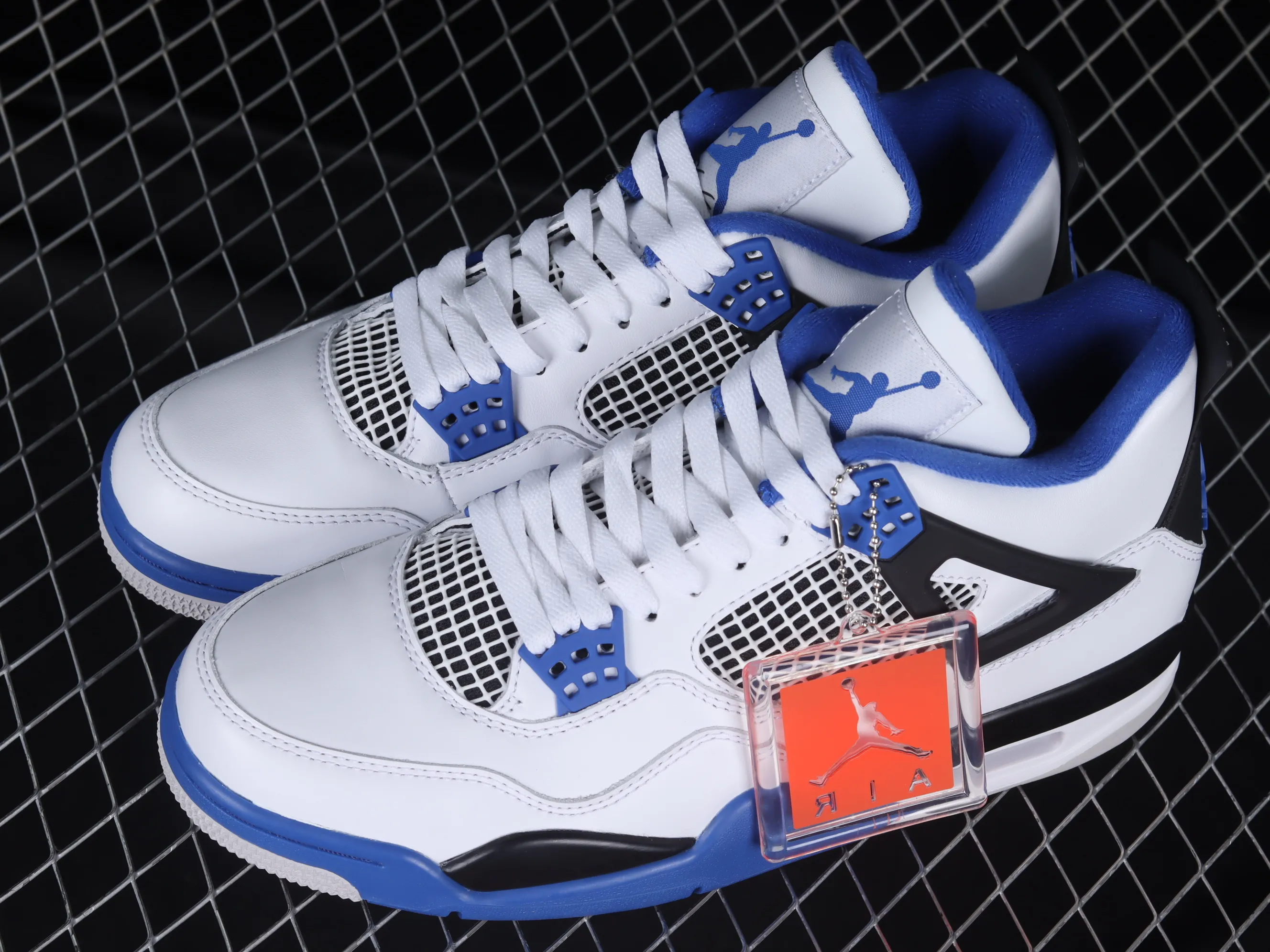 All categories Air Jordan Jordan series basketball shoes Air Jordan 4 OG version Air Jordan 4 Retro AJ4 Joe 4 white and blue 308497-117